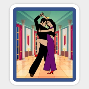 Couple Dancing Romantic Dance Sticker